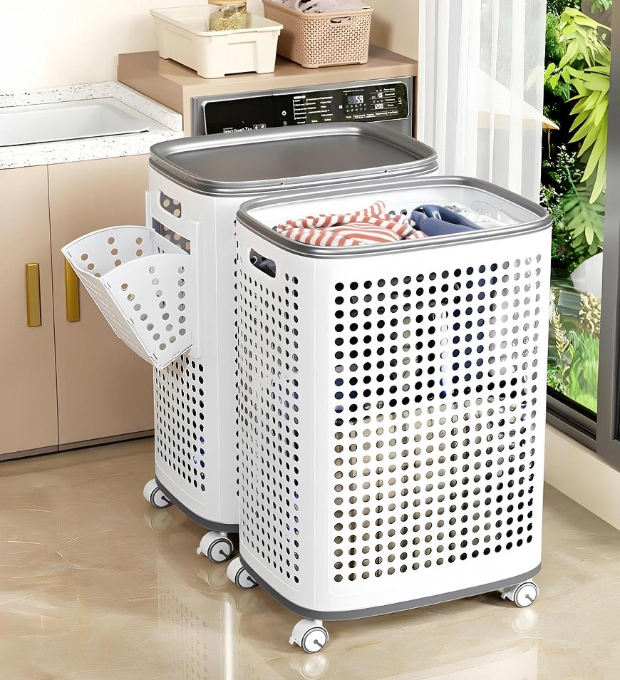 Joybos® Rolling Laundry Basket with Wheels F251