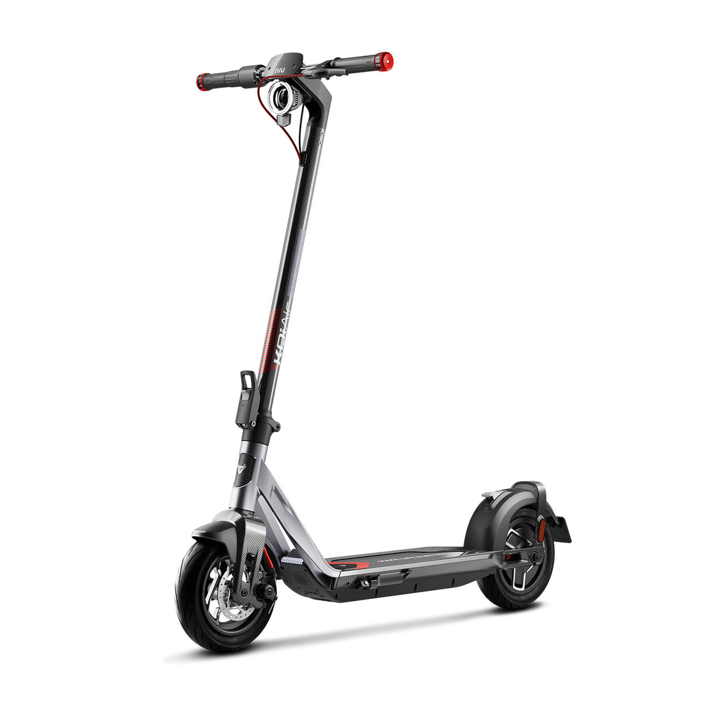 NIU KQi Air electric scooter in the Red finish