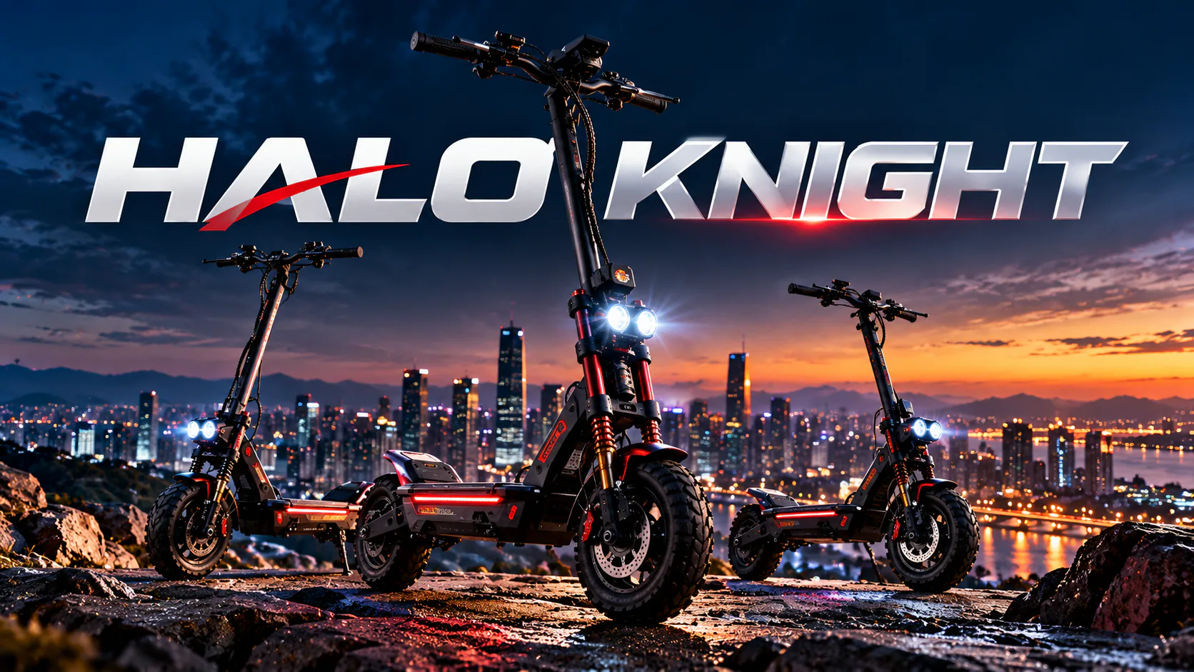 HALO KNIGHT electric scooter from the official model range