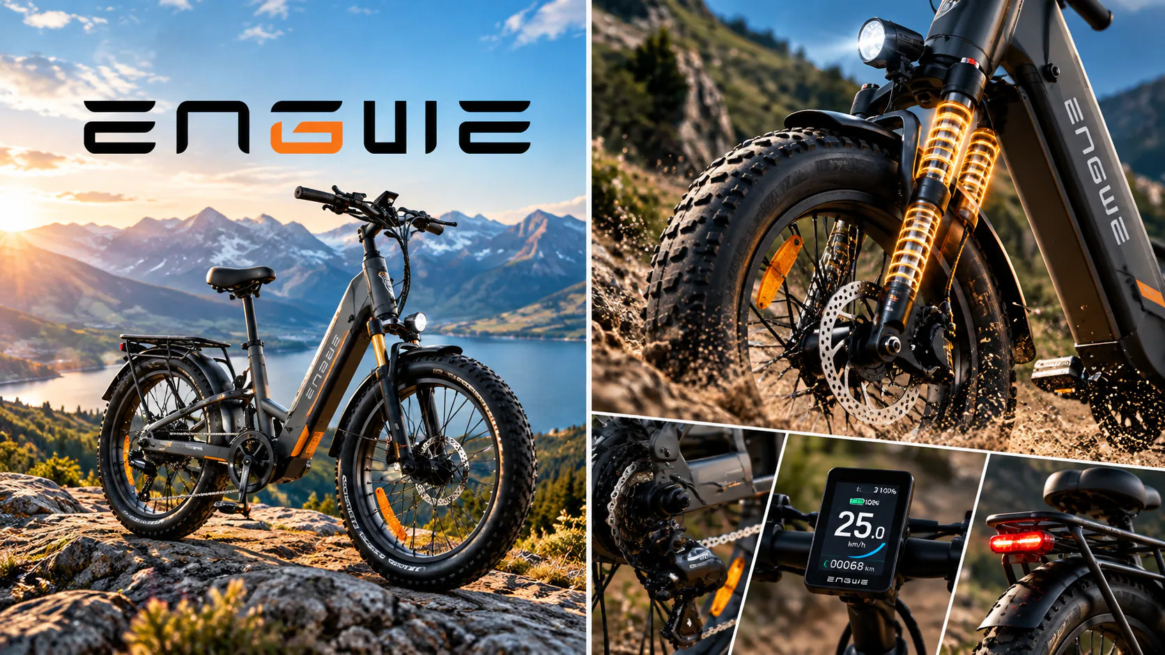 ENGWE E26 3.0 Pro full-suspension all-terrain electric bike